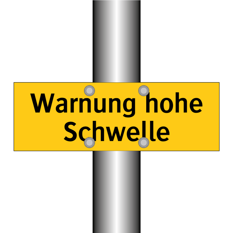 Warnung hohe Schwelle