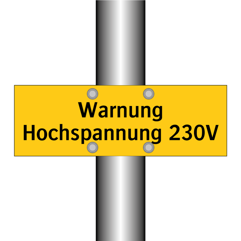 Warnung Hochspannung 230V
