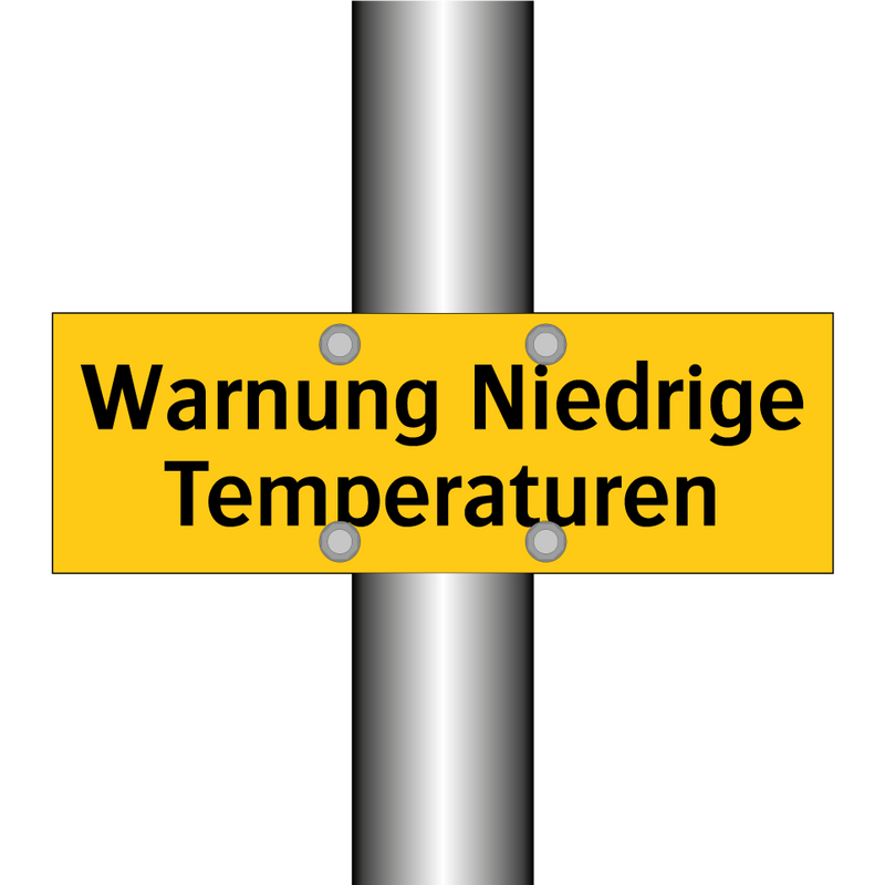 Warnung Niedrige Temperaturen