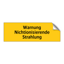 Warnung Nichtionisierende Strahlung