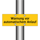 Warnung vor automatischem Anlauf