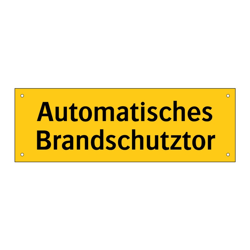 Automatisches Brandschutztor
