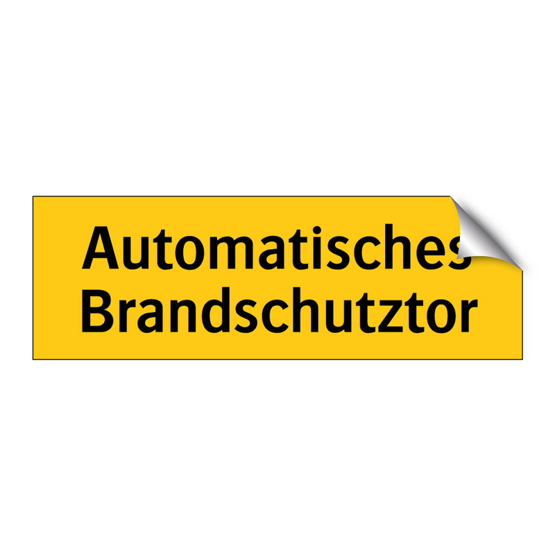 Automatisches Brandschutztor