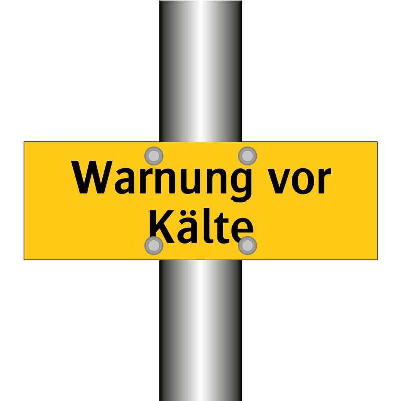 Warnung vor Kälte