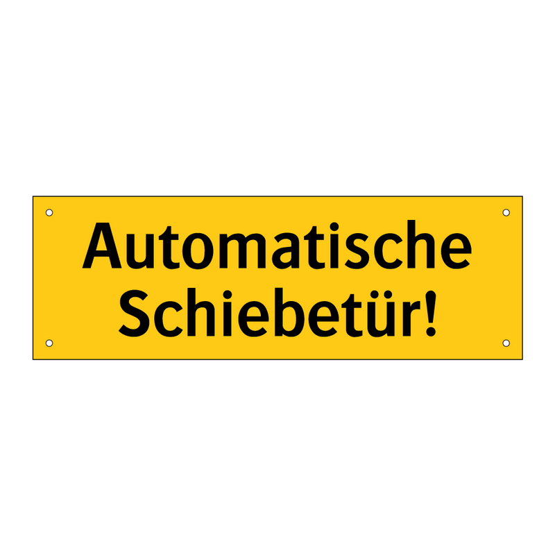 Automatische Schiebetür!