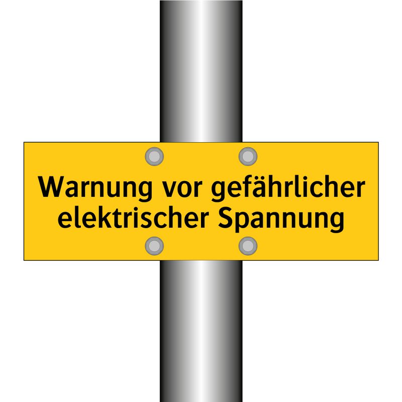 Warnung vor gefährlicher elektrischer Spannung