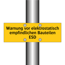 Warnung vor elektrostatisch empfindlichen Bauteilen ESD