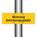 Warnung Ertrinkungsgefahr