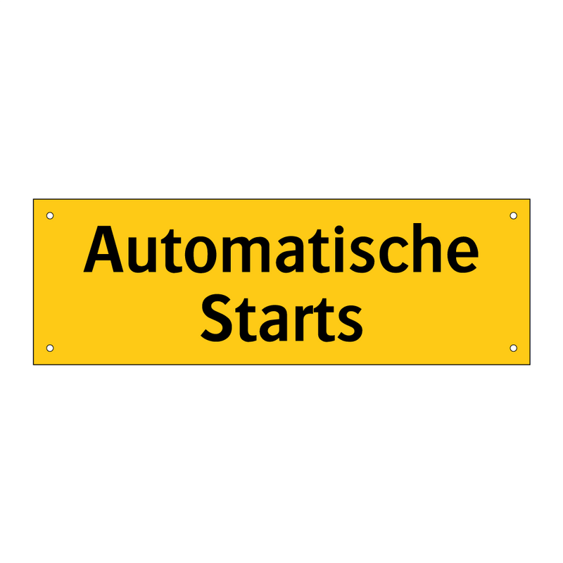 Automatische Starts