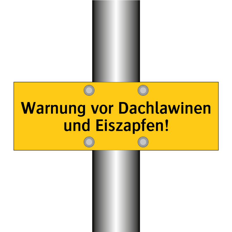 Warnung vor Dachlawinen und Eiszapfen!