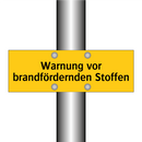 Warnung vor brandfördernden Stoffen