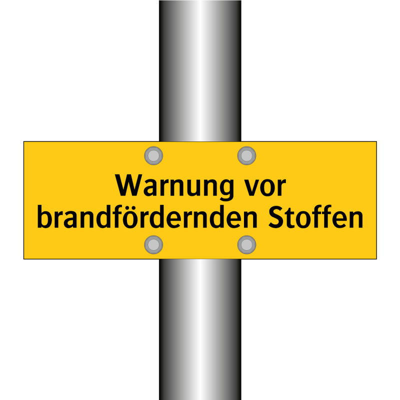 Warnung vor brandfördernden Stoffen