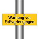 Warnung vor Fußverletzungen