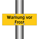 Warnung vor Frost