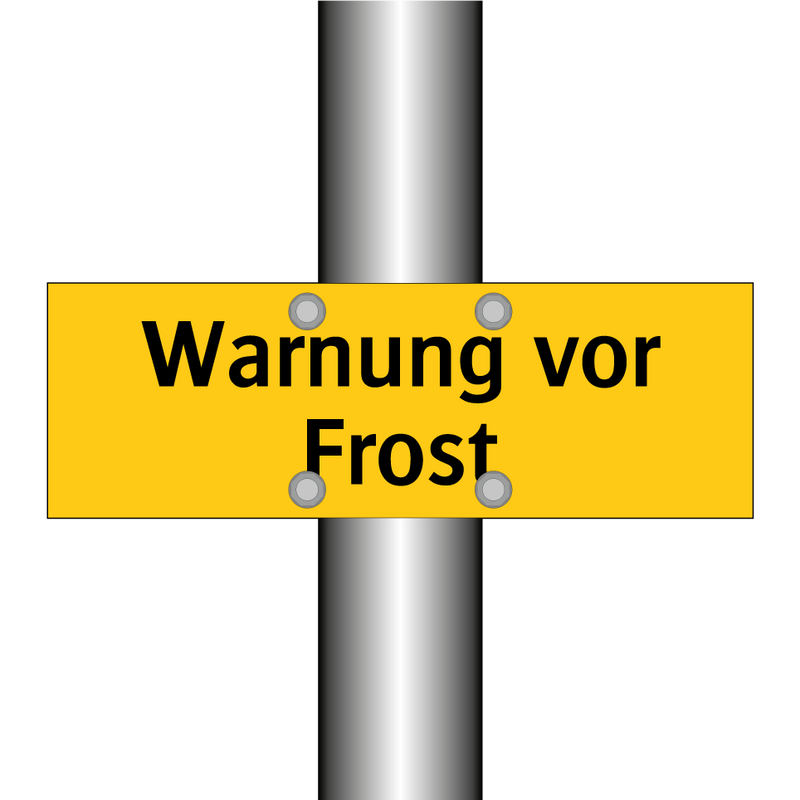 Warnung vor Frost