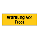 Warnung vor Frost
