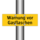 Warnung vor Gasflaschen