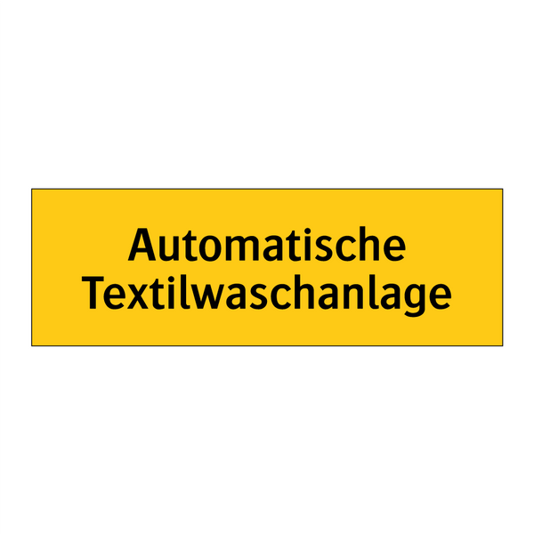 Automatische Textilwaschanlage