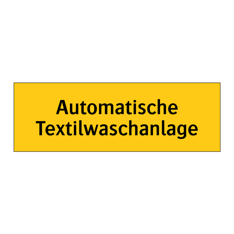 Automatische Textilwaschanlage