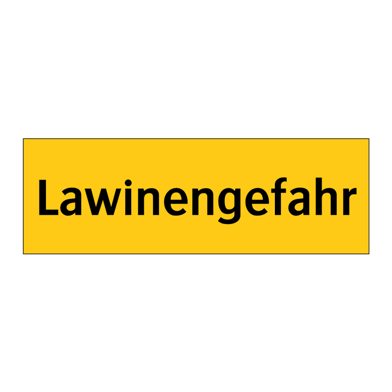 Lawinengefahr