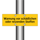 Warnung vor schädlichen oder reizenden Stoffen