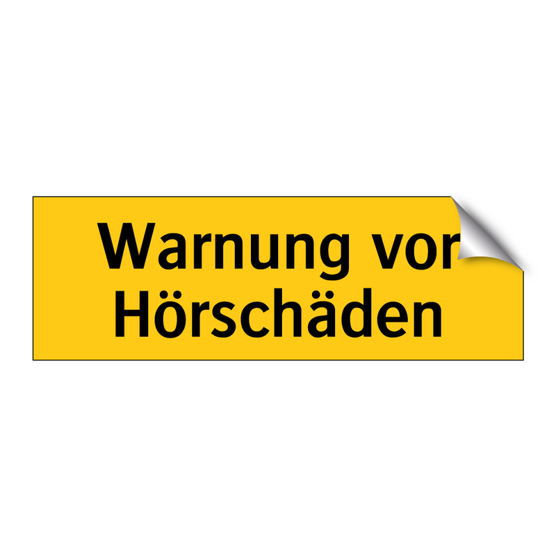Warnung vor Hörschäden
