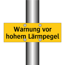 Warnung vor hohem Lärmpegel