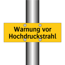 Warnung vor Hochdruckstrahl