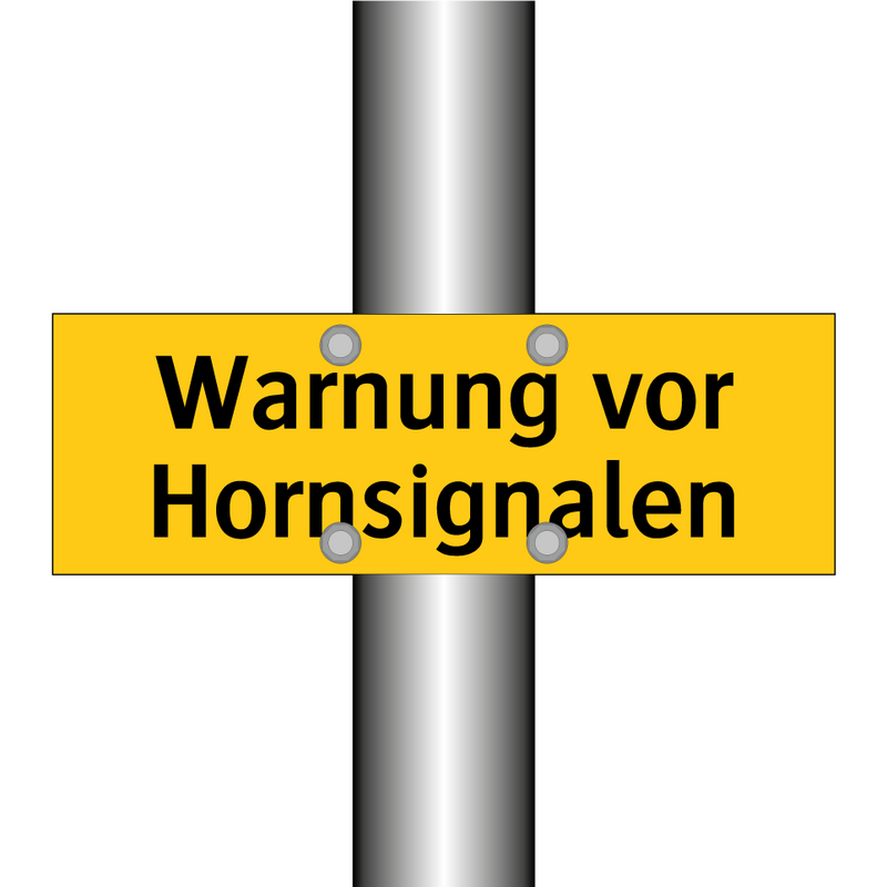 Warnung vor Hornsignalen