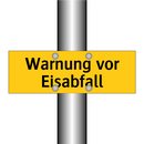 Warnung vor Eisabfall