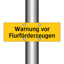 Warnung vor Flurförderzeugen