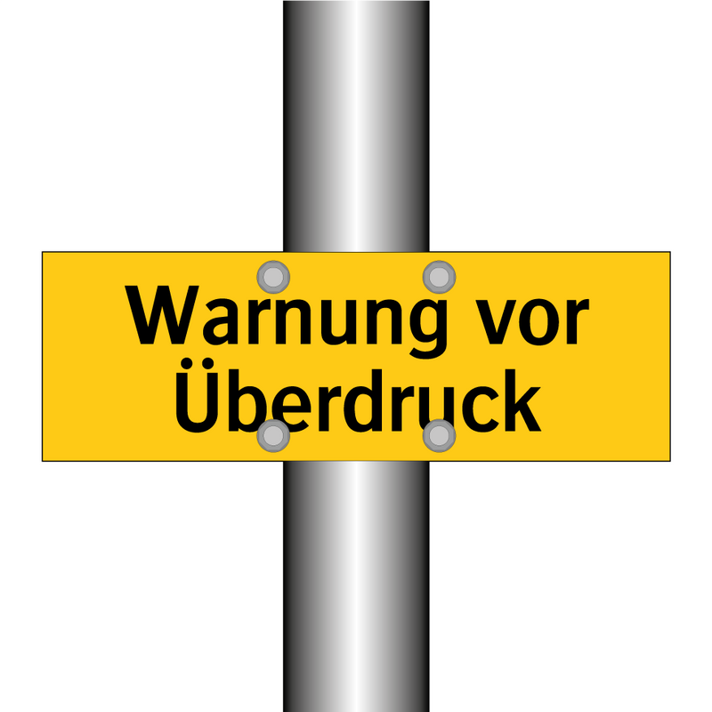 Warnung vor Überdruck