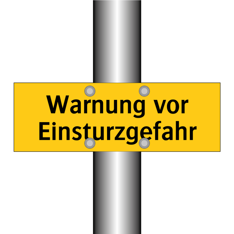 Warnung vor Einsturzgefahr