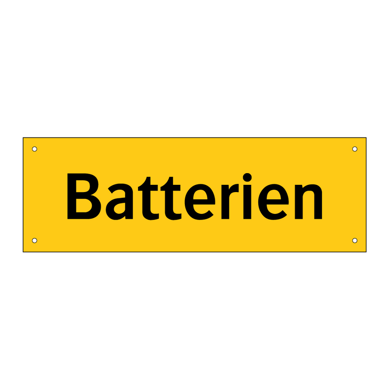Batterien