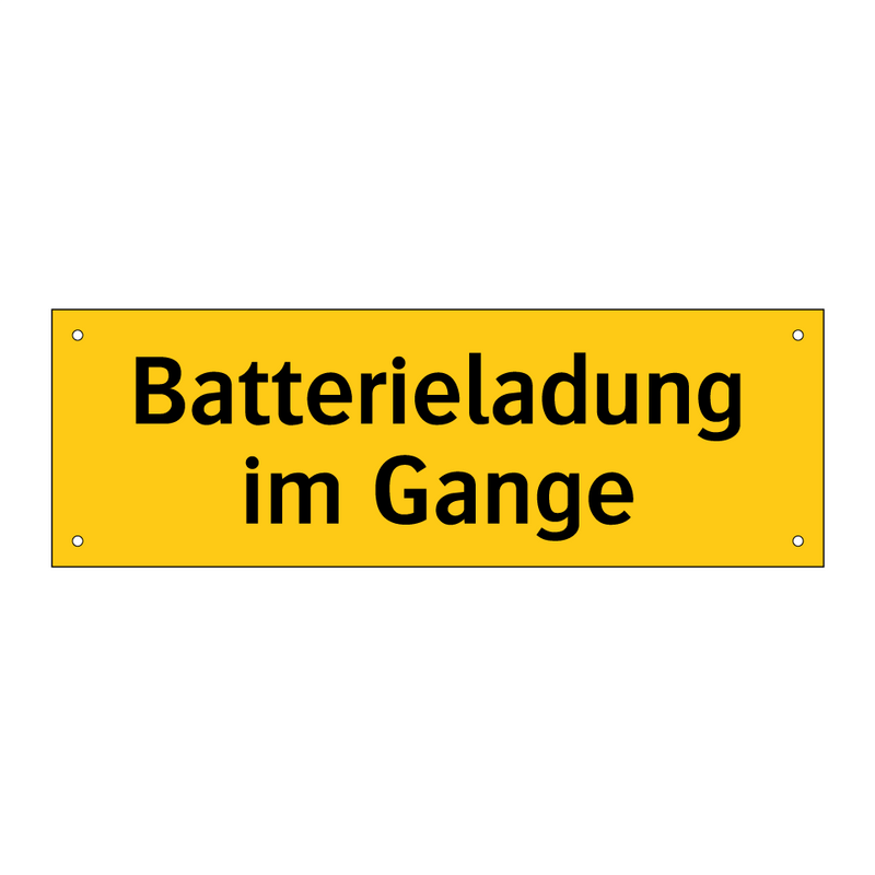 Batterieladung im Gange