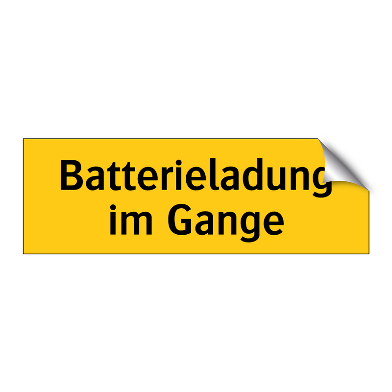 Batterieladung im Gange