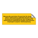 Warnung Nur geschultes Personal darf die Verpackung öffnen. Elektrostatisch gefährdete Bauteile (Egb) Achtung Vorsichtsmaßnahmen beim Umgang mit elektrostatisch empfindlichen Geräten (Esd) beachten Ursprünglich verpackt. Fabrikverpackung