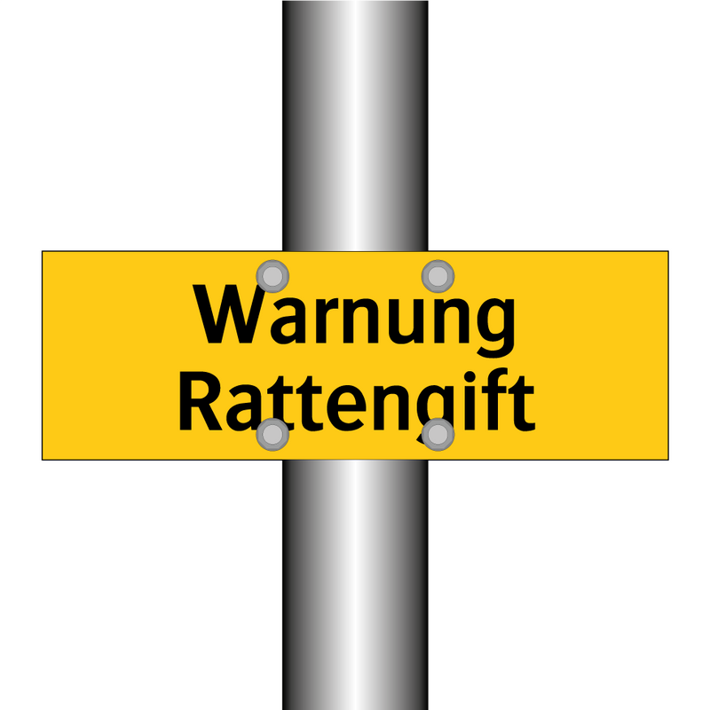 Warnung Rattengift