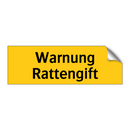 Warnung Rattengift