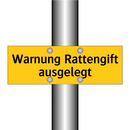 Warnung Rattengift ausgelegt
