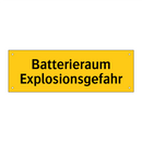 Batterieraum Explosionsgefahr