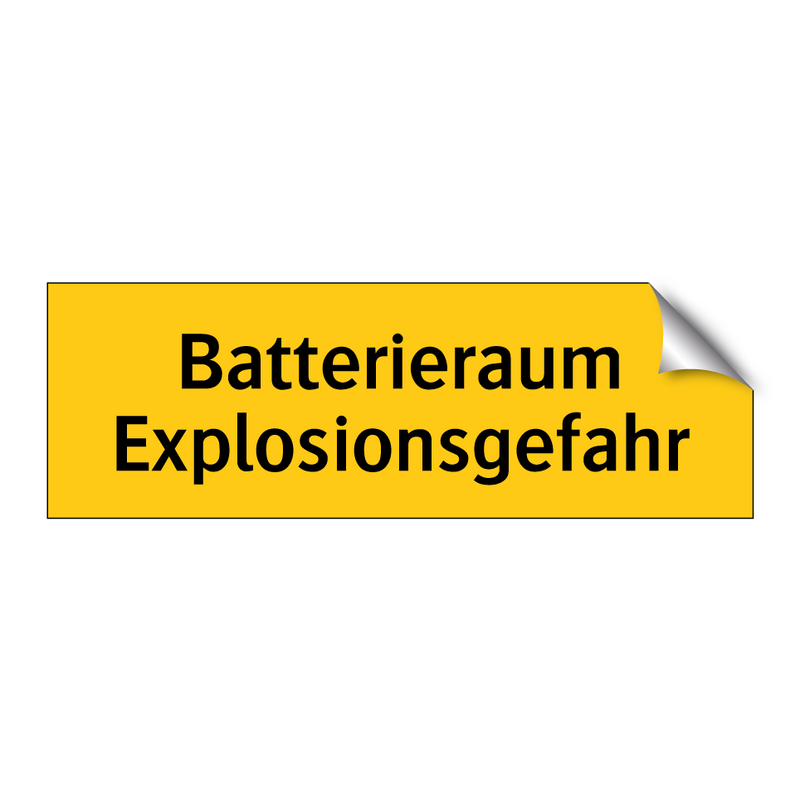 Batterieraum Explosionsgefahr