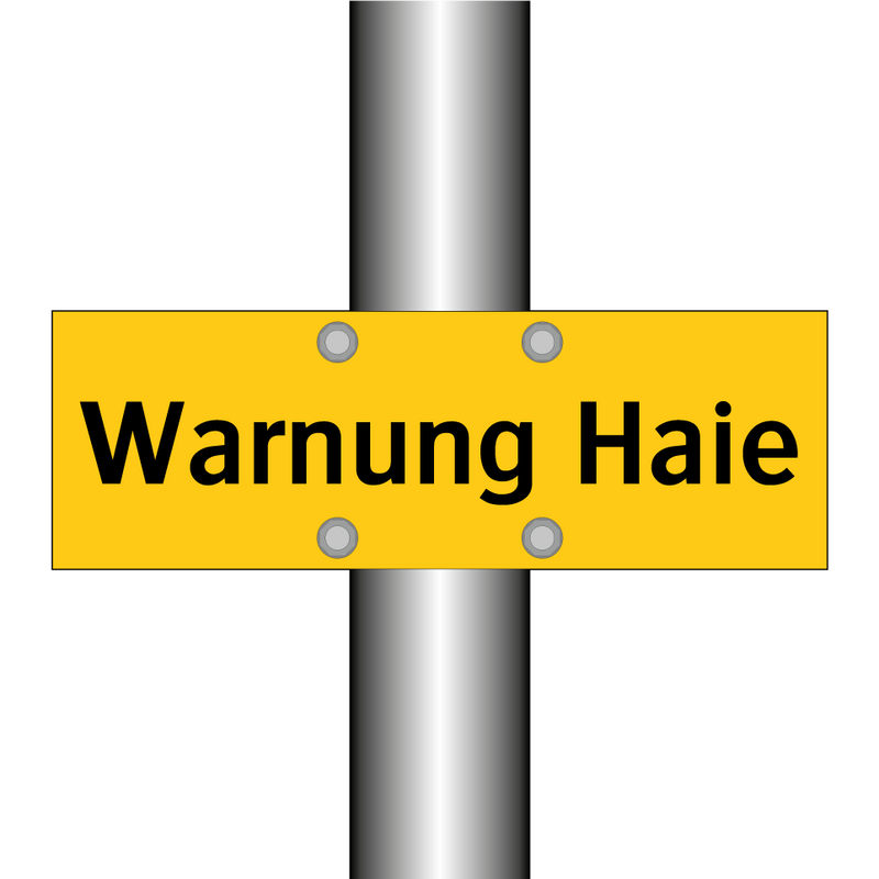 Warnung Haie