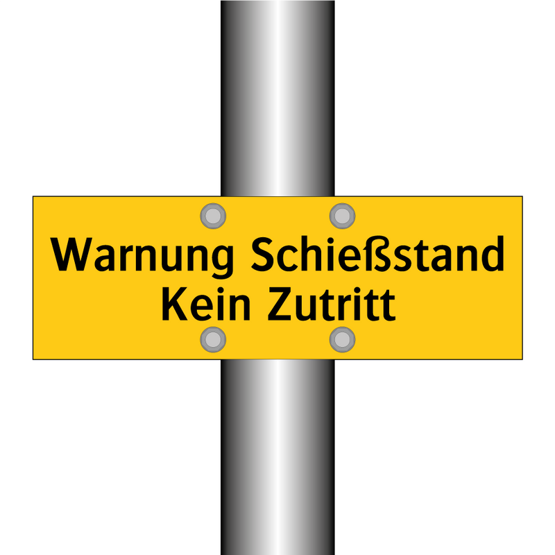 Warnung Schießstand Kein Zutritt
