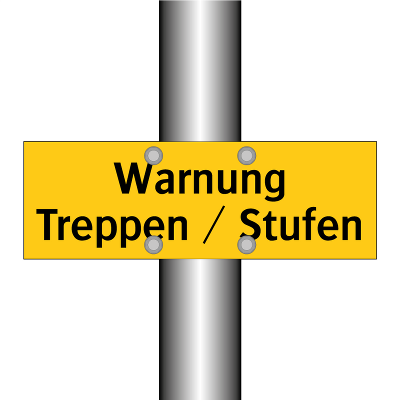Warnung Treppen / Stufen