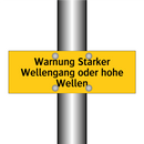 Warnung Starker Wellengang oder hohe Wellen