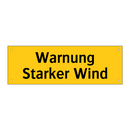 Warnung Starker Wind