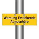 Warnung Erstickende Atmosphäre