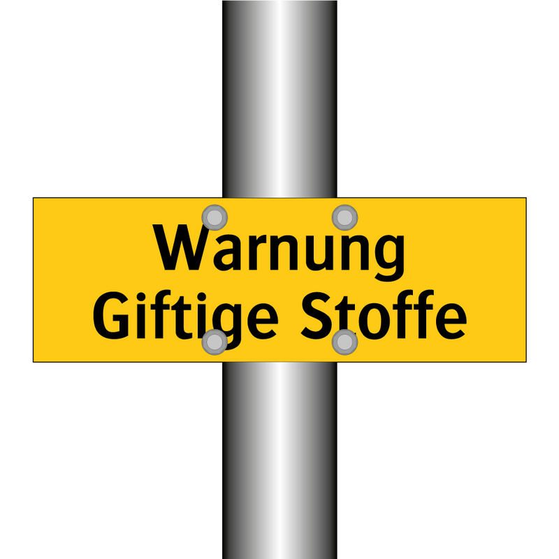 Warnung Giftige Stoffe