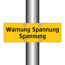 Warnung Spannung Spannung